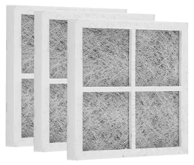 Kühlschrank-Luftfilter 3er-Pack, Aktivkohle, 80x80 mm