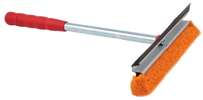 Obrázok produktu pre Novaliv stierka na čelné sklo auta 21 cm s kovovo-plastovou rukoväťou 31 cm so stieracím okrajom a gumovou hubkou Stierka na čelné sklo auta Čistič čelného skla auta