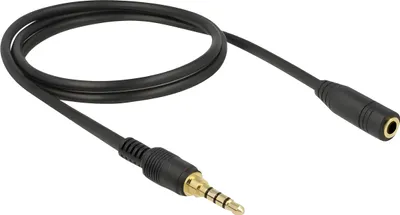 Produktbild von DeLOCK 85631, 3.5mm, Männlich, 3.5mm, Weiblich, 2 m, Schwarz