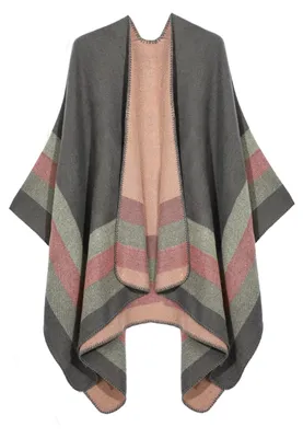 Productafbeelding van Elegante damesponcho-sjaal voor lente en winter