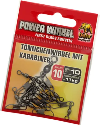 Produktbild von Tönnchenwirbel mit Karabiner Neu Gr. 10