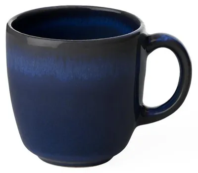 Imagen del producto de Como. Juego de 6 tazas de café azules de Villeroy & Boch, colección "Vorteil", de porcelana, color azul, referencia 1042611300
