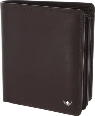 Produktbild von Golden Head Leder Geldbörse Polo RFID Protect Kombischeintasche 1231 Dunkelbraun