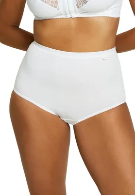 Produktbild von Sans Complexe Damen SIMPLEMENT Coton B_61AH35 Taillenslip, Blanc, 50