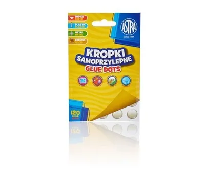 Zdjęcie produktu dla Kropki samoprzylepne 120 szt Astra