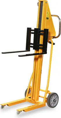 Produktbild von Minilift MHS120 Handstapler mit Seilwinde 120 kg Tragkraft, 1070 mm Hubhöhe