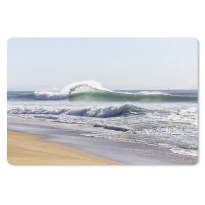 Produktbild von MuchoWow® Mauspad Mousepad Strand - Wellen - Meer 27x18 cm - Mousepads - Maus Mat - Pad - Mausunterlage - Büroartikel - Desk Matten