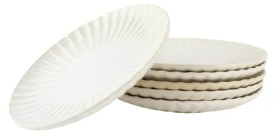 Immagine prodotto di Set di piatti da colazione per 6 persone - 21 cm - Bianco