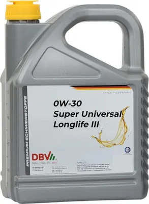 Produktbild von DBV 0W-30 Super-Universal Longlife III 4 x 5-Liter-Kanne
