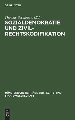 Produktbild von Sozialdemokratie und Zivilrechtskodifikation