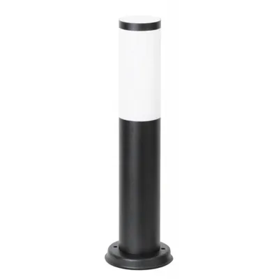 Obrázok produktu pre Rabalux Čierny záhradný stĺpik Black Torch pre žiarovku E27 45cm 8147