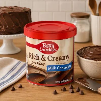 Produktbild von Betty Crocker Rich & Creamy Milk Chocolate Frosting 453g