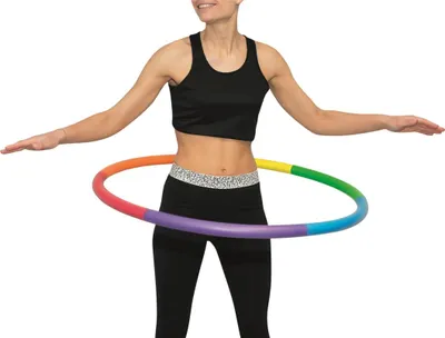 Obrázok produktu pre Spordas Hula Hoop Soft Foam Rainbow Fitness Hoop pre deti