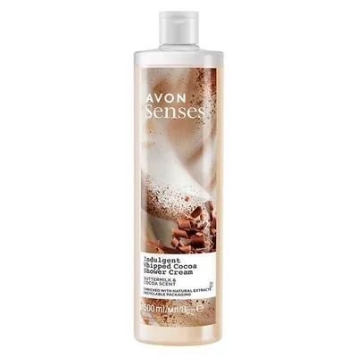 Image de AVON senses Crème de douche au babeurre et au cacao 500 ml