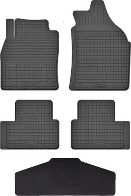 Produktbild von Gummi Fußmatten Set Für: Opel E-Corsa F (2019-) Gummimatten Schwarz