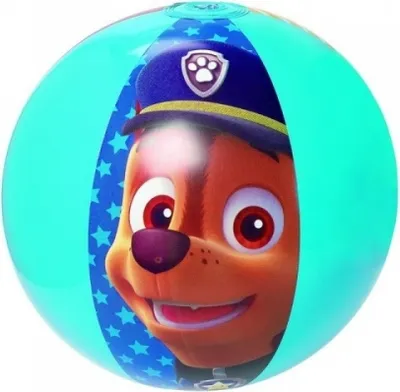 Produktbild von Paw Patrol Aufblasbarer Wasserball für Kinder mit süßem Fanmotiv, 40 cm