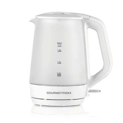 Produktbild von GOURMETmaxx Glas-Wasserkocher mit Frostglas-Design - 1,7 Liter