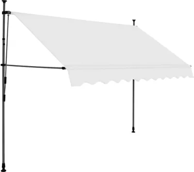 Immagine prodotto di vidaXL Tenda da sole retrattile a comando manuale con LED 300 cm crema