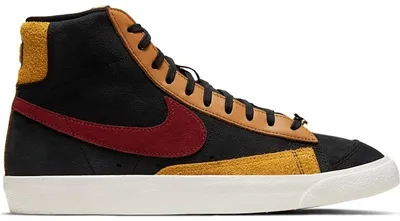 Produktbild von Nike Blazer Mid 77 Black Team Red University Gold (Women's) - EU 37.5