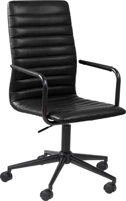 Immagine prodotto di Sedia da ufficio Winslow in Pelle fintaPoliuretanonera.