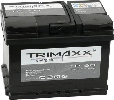 Produktbild von TRIMAXX energetic "Professional" TP60 pro Starterbatterie 12V 60Ah/C20 - 540A(EN)