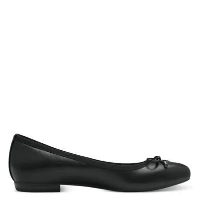 Produktbild von MARCO TOZZI Damen Ballerina klassisch mit Schleife runde Form Slipper 2-22137-42, Größe:39 EU, Farbe:Schwarz
