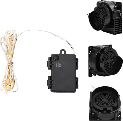 Obrázek produktu pro vidaXL LED pohádkové osvětlení s 66 LED diodami a dmychadlem 660 cm - Vánoční osvětlení