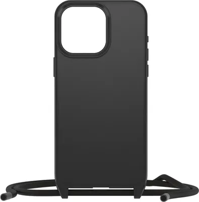 Image de Étui Otterbox OTT.77-93588 React avec dragonne et cordon Magsafe pour iPhone 15 Pro Max Noir B2B
