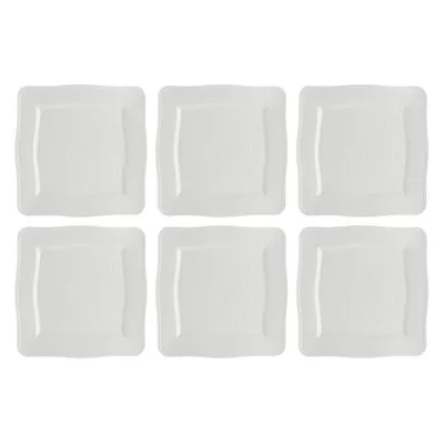 Produktbild von La Porcellana Bianca Set mit 6 quadratischen Tellern 26,5 cm P003800001Z