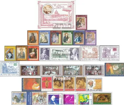 Produktbild von Briefmarken Vatikanstadt 2002 Mi 1394-1427 (kompl.Ausg.) Jahrgang 2002 komplett postfrisch Mariendarstellungen