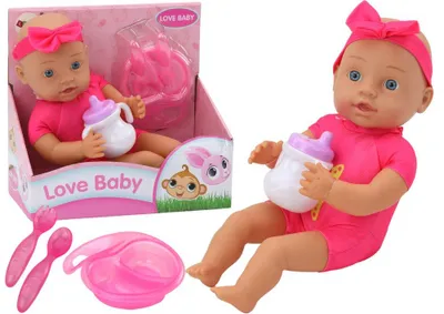 Obrázok produktu pre Detská bábika s doplnkami ružová