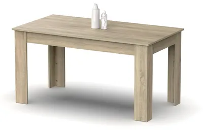 Esstisch für 6 Personen, rechteckig, 140x80 cm, Eiche Cambrian