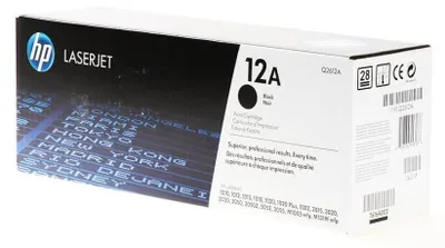 Produktbild von HP Original Tonerpatrone Q2612A 12A Schwarz für HP Drucker