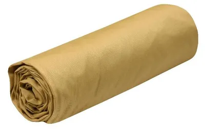 Productafbeelding van Katoenen laken met elastische rand, ELYSEE, geel, 140 x 200 cm
