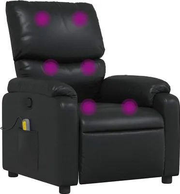 Produktbild von vidaXL Massagesessel Schwarz Kunstleder