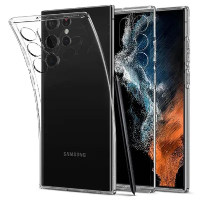 Imagen del producto de Funda Spigen Liquid Crystal, para Samsung Galaxy S22 Ultra 5G, 17,3 cm (6,8"), transparente