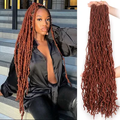 Obrázek produktu pro Syntetické vlasové prodlužovací copánky "faux locs" o délce 30 palců pro ženy