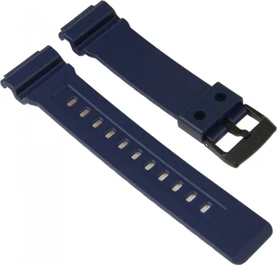 Zdjęcie produktu dla Pasek do zegarka Casio 18 mm, z żywicy, niebieski, AD-S800WH, AD-S800, 10478118