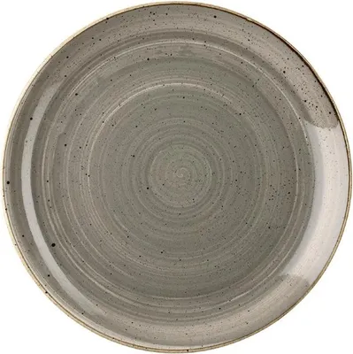 Produktbild von Churchill Stonecast, runder Coupe-Teller, Pfefferkorngrau, 165 mm, (12 Stück)