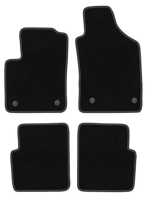 Immagine prodotto di Tappetini in moquette per Fiat 500 FL 2013-2019 (hatchback) – set 4 pezzi, neri, su misura – Wielganizator BASIC