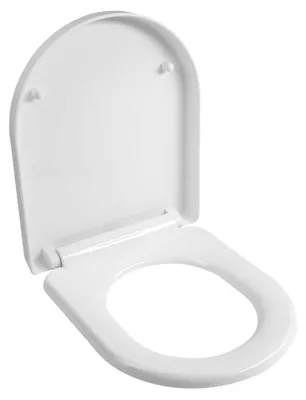 Productafbeelding van FICHER toiletzitting, zachte sluiting, eenvoudig te verwijderen, wit