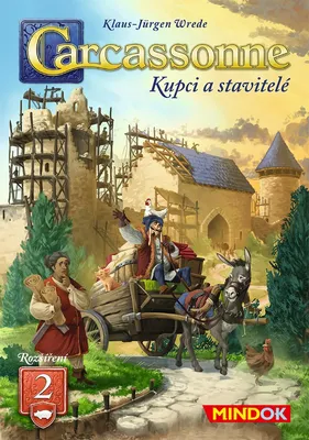 Zdjęcie produktu dla Mindok Carcassonne rozszerzenie 2: Kupcy i budowniczowie (2025)