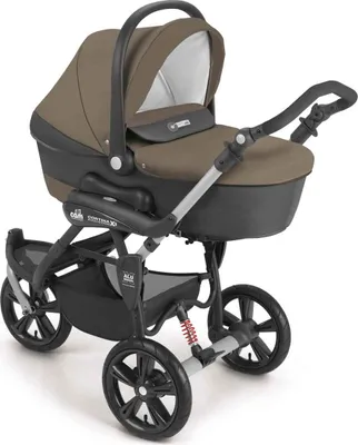 Produktbild von 3-in-1 Kombi-Kinderwagen Cortina X3 tris | Mehr Farben verfügbar | inkl. Babyschale, Fußsack & Wickeltasche