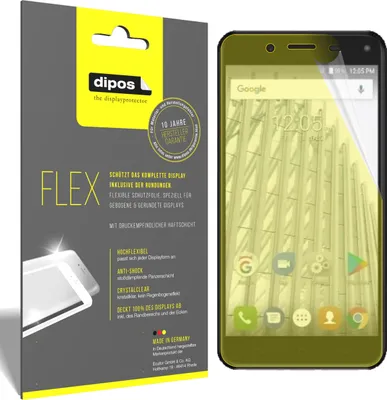 Produktbild von 3x Schutzfolie für Walton Primo HM4i Folie, 100% Displayabdeckung, dipos Flex