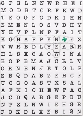 Produktbild von Räder Buchstabenkarte Happy new year