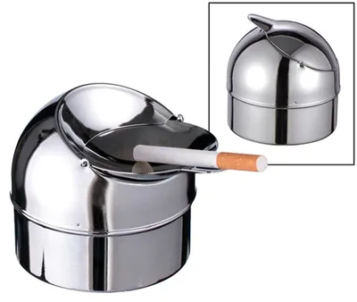 Produktbild von HI - Aschenbecher Klappaschenbecher aus Metall ca. Ø 9cm