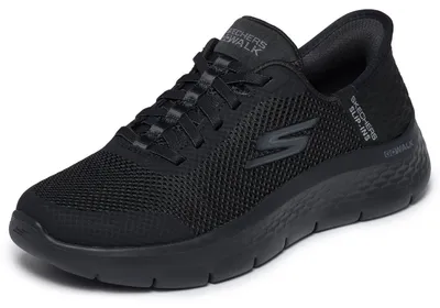 Produktbild von Skechers Damen Go Walk Flex Grand Entry Turnschuhe, Black Textile/Trim, 35 EU