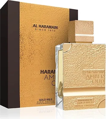 Produktbild von Al Haramain Amber Oud Gold 999.9 Dubai Edition reines Parfüm unisex 75 ml