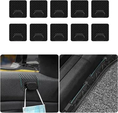 Image de Agrafes adhésives transparentes pour tapis de voiture