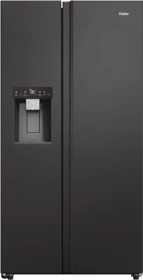 Produktbild von Side by Side Edelstahl Schwarz 601 SBS SERIES 5 Ice Maker Haier HSW59F18EIPT
